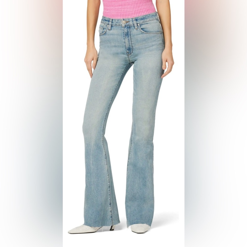 Hudson Jeans Holly High-Rise Flare in Glory Days size 30